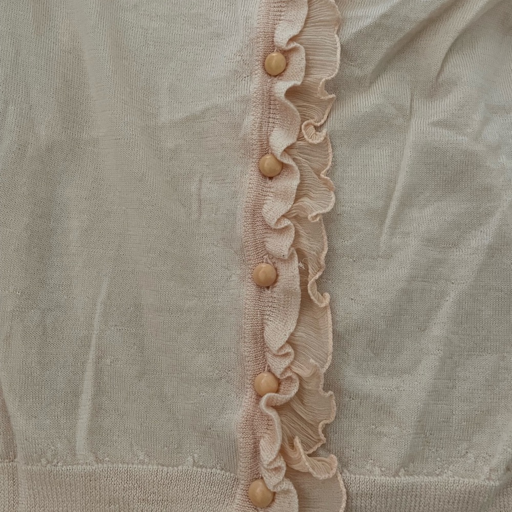 J. Crew Ruffle Front Cardigan - Picture 4 of 4
